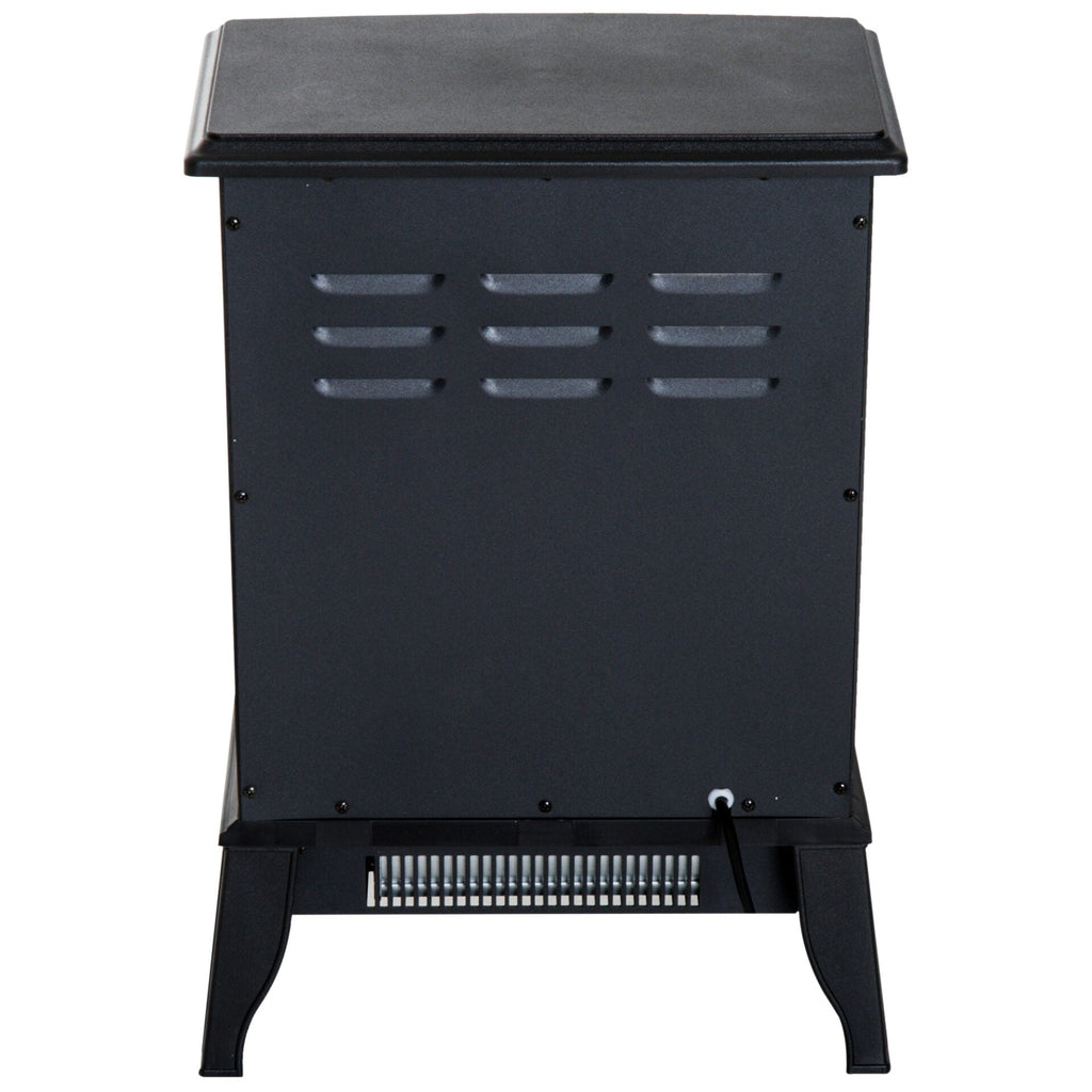 Lareira Elétrica Vertical com Aquecimento e Chama/Lenha Decorativa - Design Moderno - Leva-Me Contigo - Móveis & Decoração