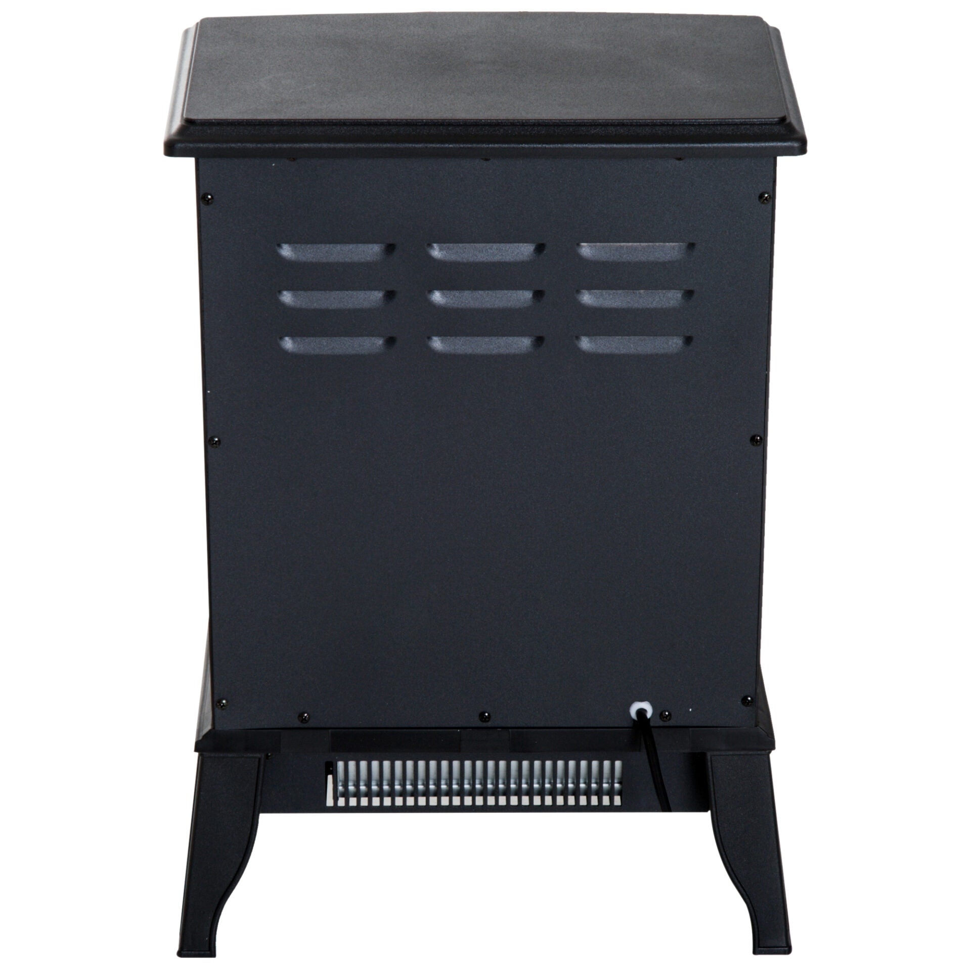 Lareira Elétrica Vertical com Aquecimento e Chama/Lenha Decorativa - Design Moderno - Leva-Me Contigo - Móveis & Decoração