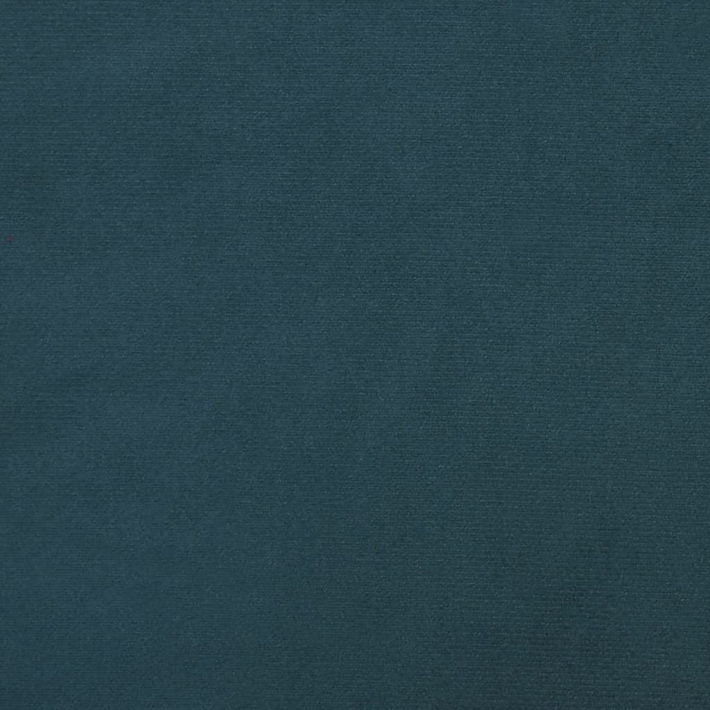 Conjunto de 2 Cadeiras Tana em Veludo - Azul - Design Moderno
