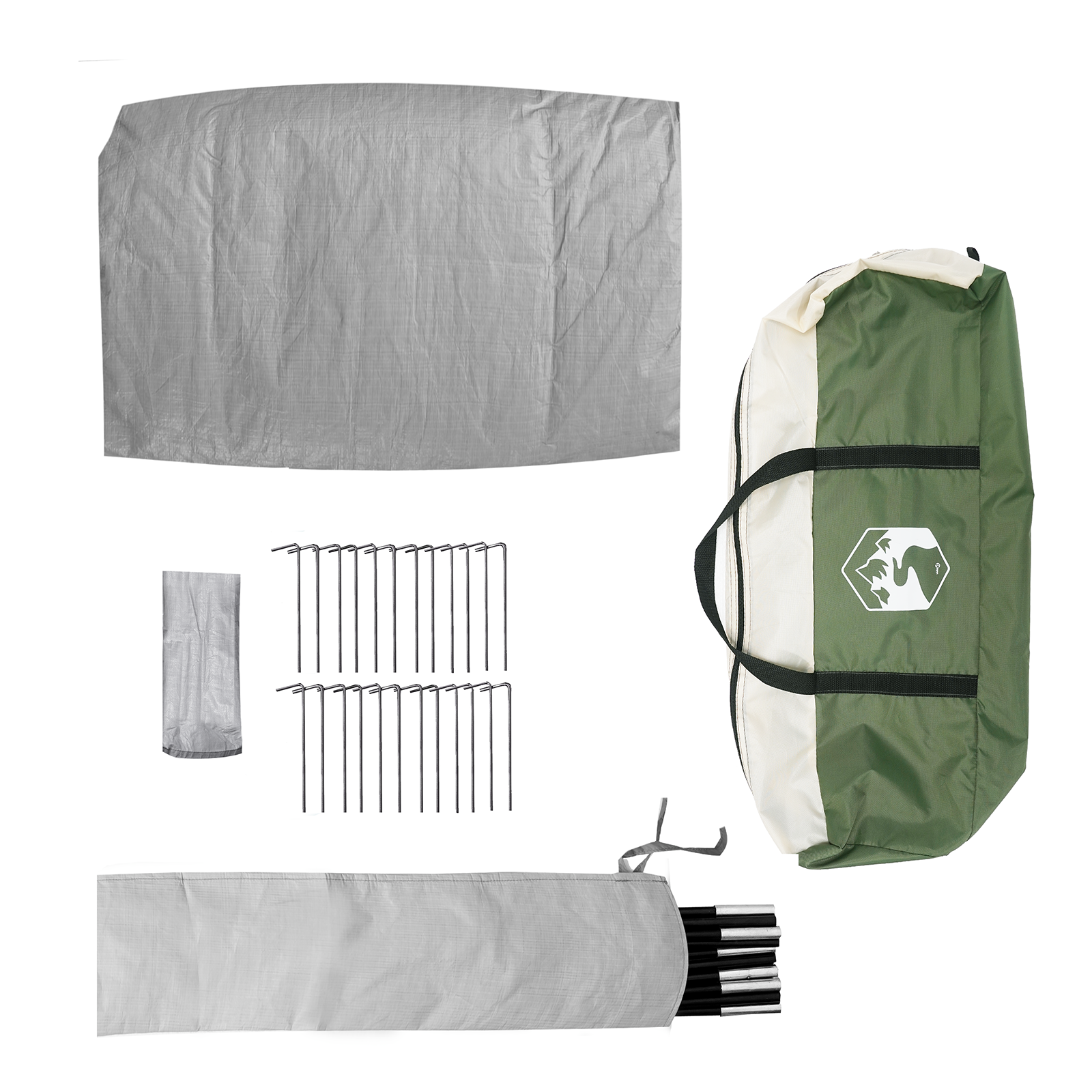 Tenda Familiar Tipi Verde para 6 Pessoas Impermeável da