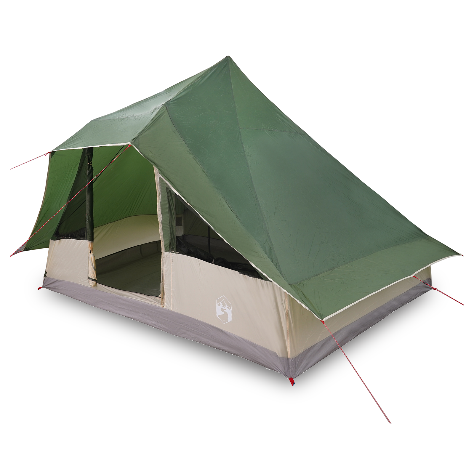 Tenda Familiar Tipi Verde 10-Pessoas à prova de água
