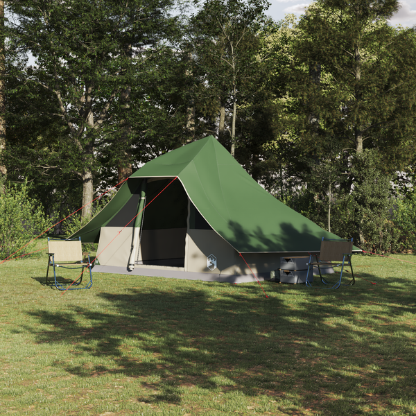 Tenda Familiar Tipi Verde 10-Pessoas à prova de água