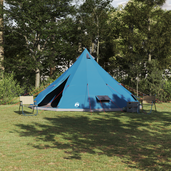 Tenda Familiar Tipi Azul para 12 Pessoas Impermeável
