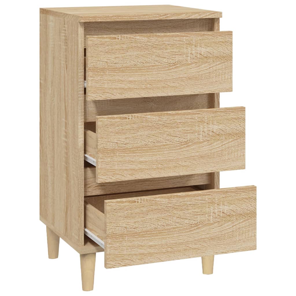 Mesa de cabeceira 40x35x70 cm derivados madeira carvalho sonoma - A minha loja
