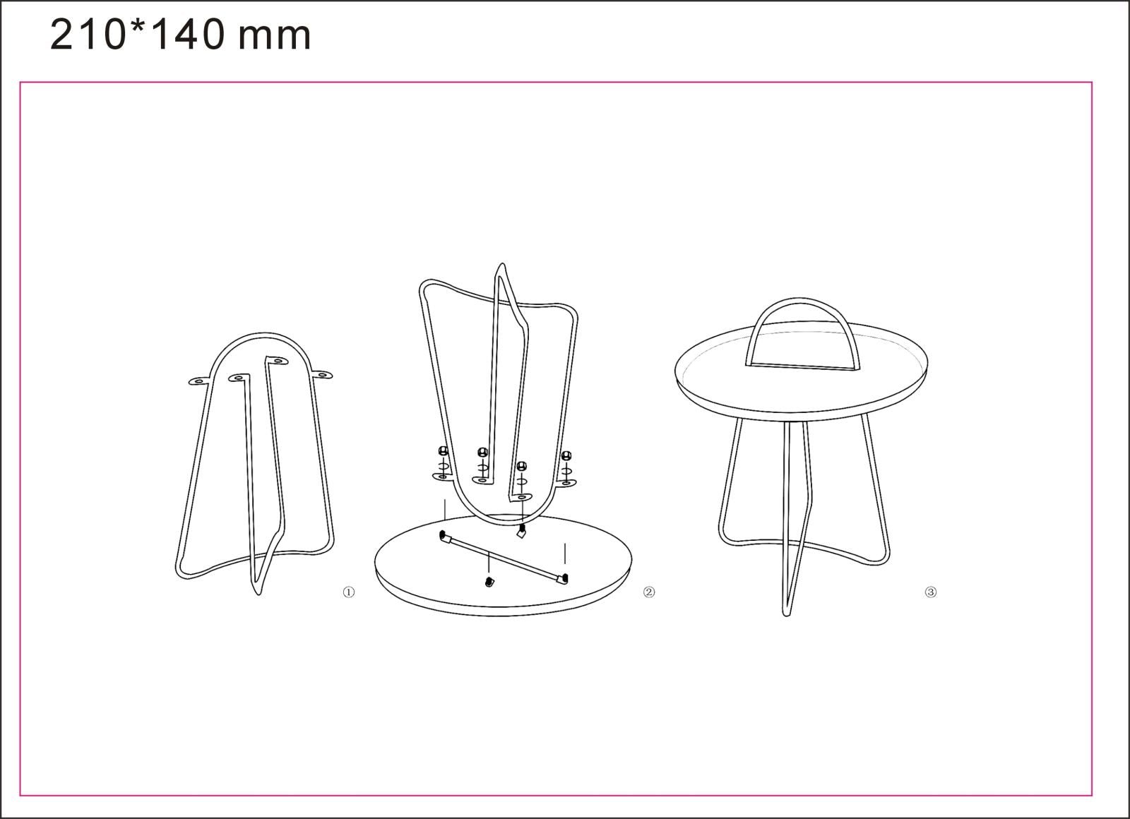Mesa de Centro Greent - Metal Verde com Pernas Douradas - Ø 45 cm x 59 cm - A minha loja