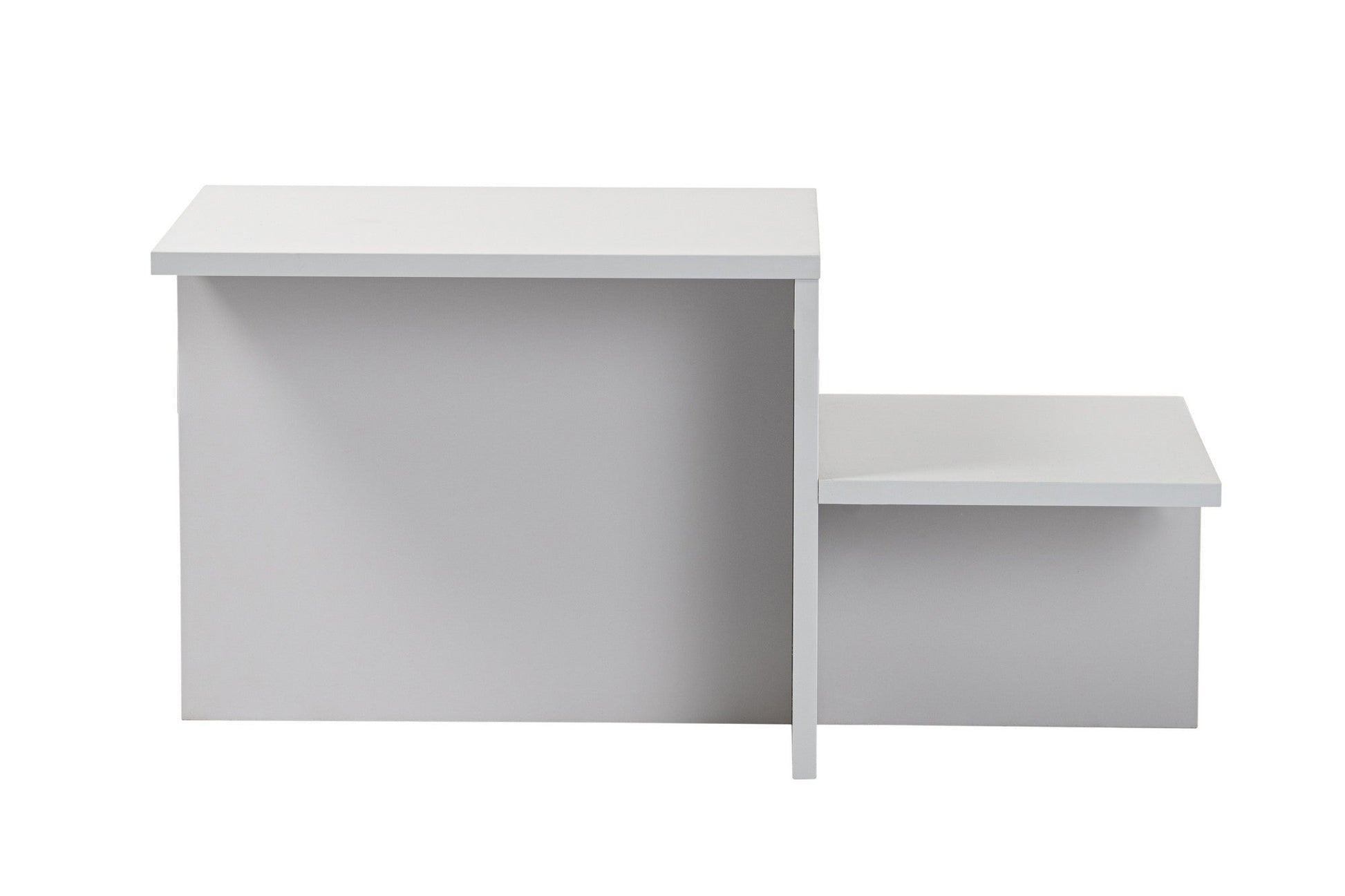 Mesa de Centro "Harmony" – Cinzento, 90x45x40 cm, Design Rústico Moderno - A minha loja