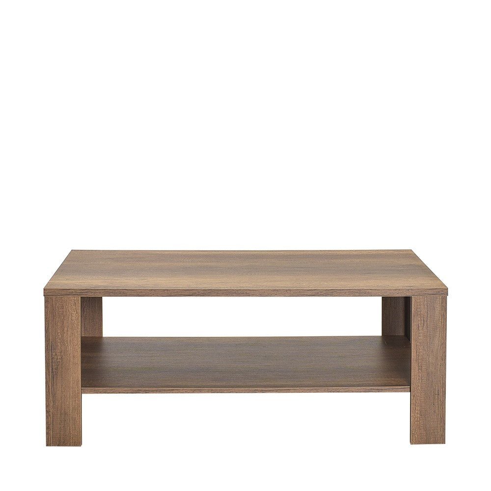 Mesa de Centro "Luz" - Nogueira - 110x42x65cm - Design Moderno - A minha loja
