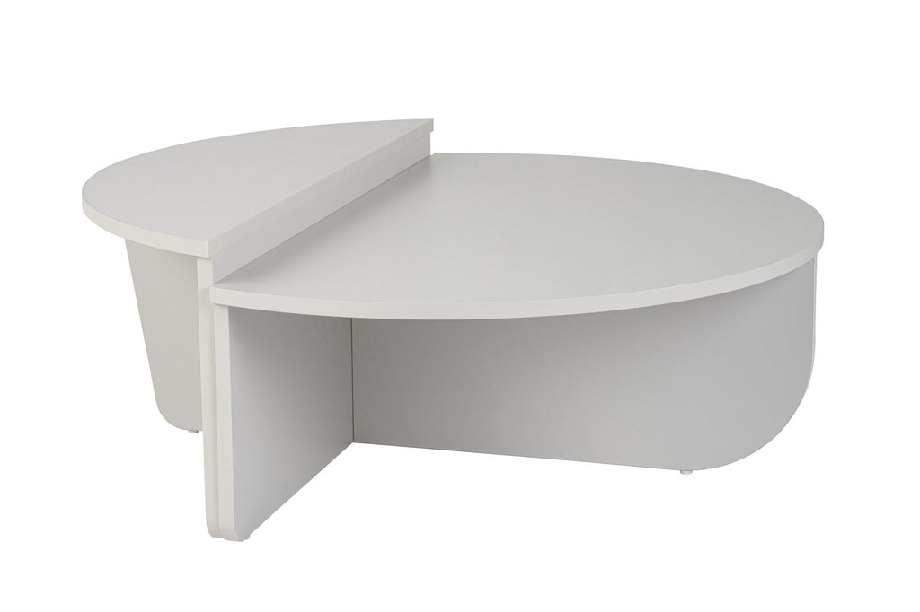 Mesa de Centro "Orion" – Branco, Conjunto Modular, 90x60x30 cm, Design Sofisticado - A minha loja