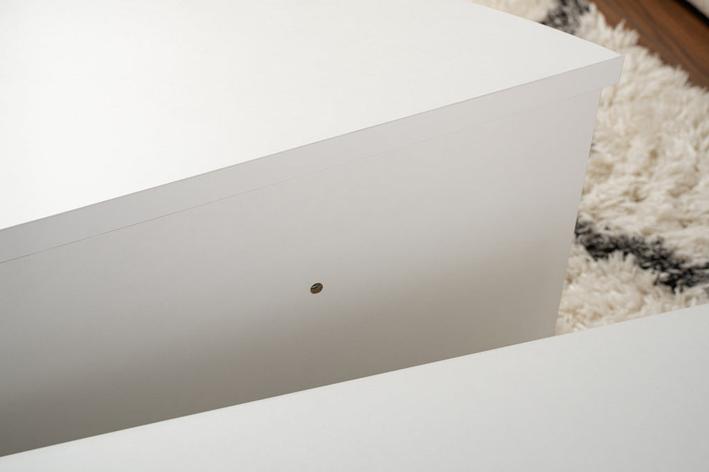 Mesa de Centro "Orion" – Branco, Conjunto Modular, 90x60x30 cm, Design Sofisticado - A minha loja