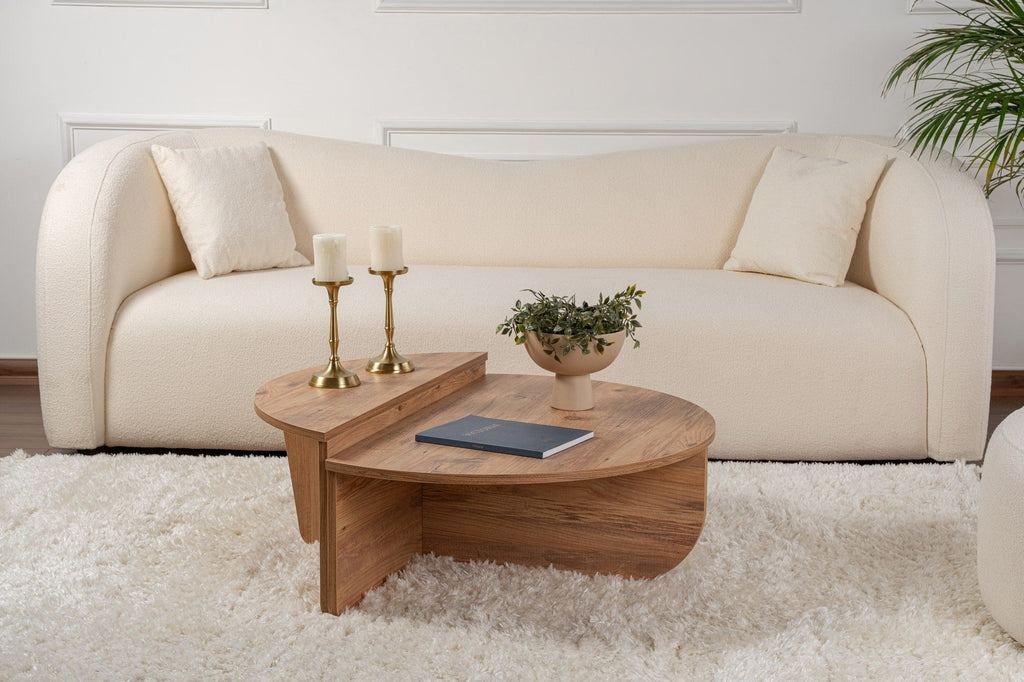 Mesa de Centro "Orion" – Pinho Atlantico, Conjunto Modular, 90x60x30 cm, Design Sofisticado - A minha loja