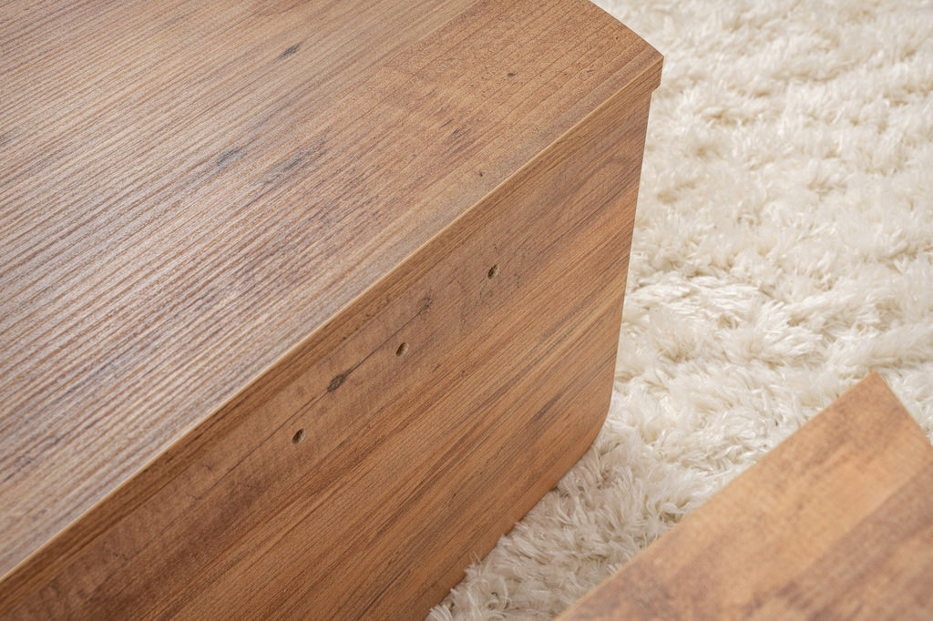Mesa de Centro "Orion" – Pinho Atlantico, Conjunto Modular, 90x60x30 cm, Design Sofisticado - A minha loja
