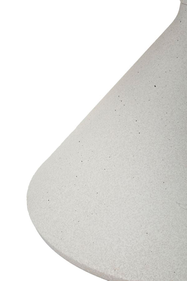 Mesa de Centro White - Base de Ferro e Topo Cerâmico Branco - Ø 42 cm x 40 cm - A minha loja
