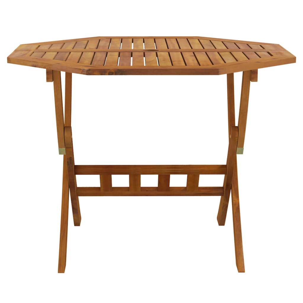 Mesa de jardim dobrável 90x75 cm madeira de acácia maciça - A minha loja