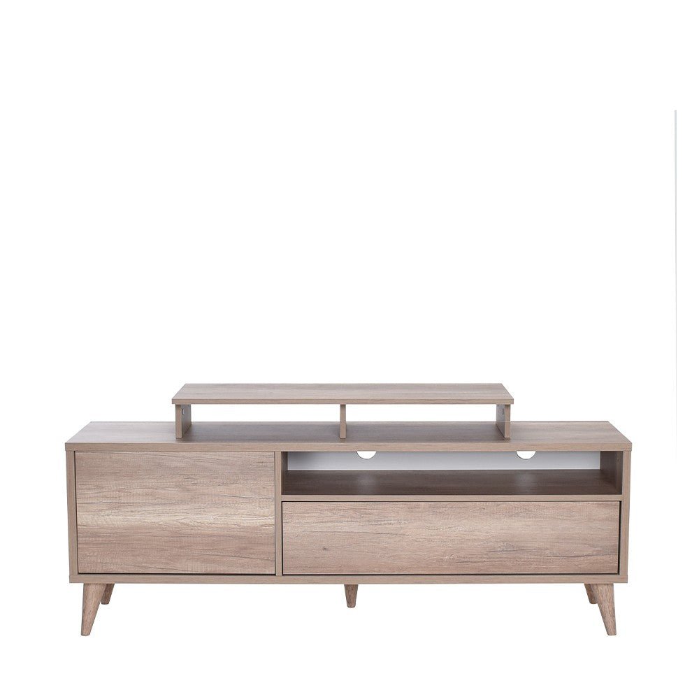 Móvel de TV "Cesar" – Nogueira Clara – 150 x 53 x 40 cm – Design Moderno - A minha loja