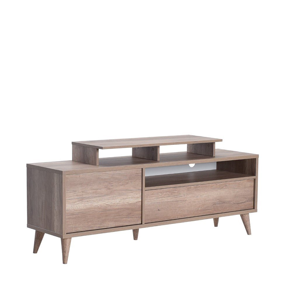 Móvel de TV "Cesar" – Nogueira Clara – 150 x 53 x 40 cm – Design Moderno - A minha loja