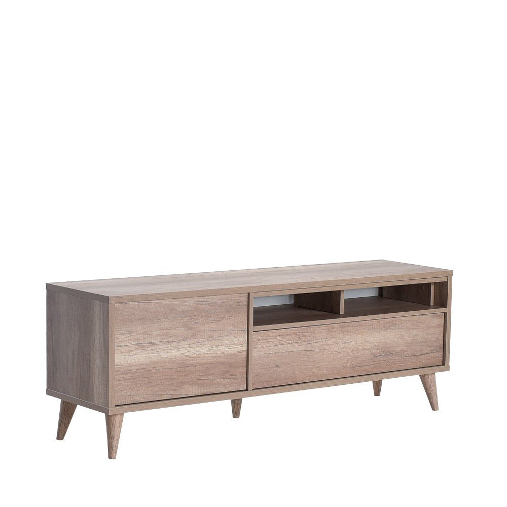 Móvel de TV "Cesar" – Nogueira Clara – 150 x 53 x 40 cm – Design Moderno - A minha loja
