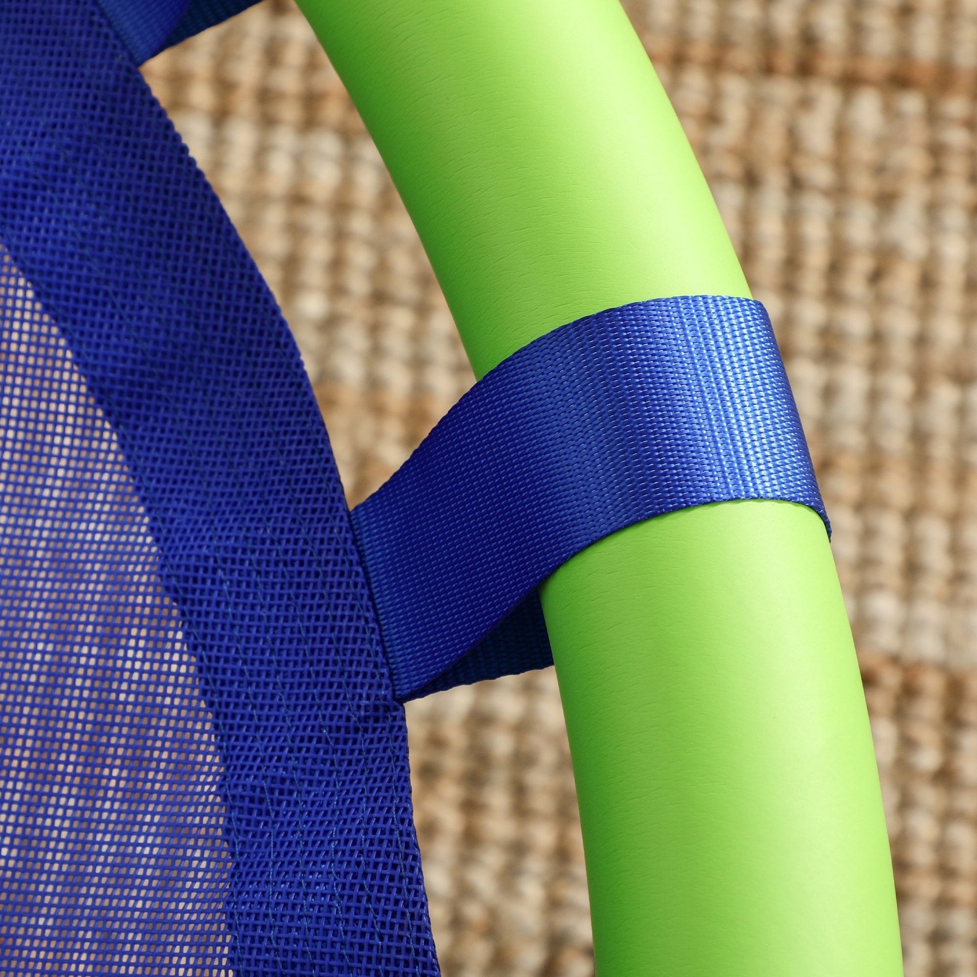 Outsunny Baloiço Infantil Ninho com Altura Ajustável Baloiço Redondo para Crianças de 3 - 8 Anos Carga Máxima 150 kg para Exterior Ø100x120 - 180 cm Azul - A minha loja