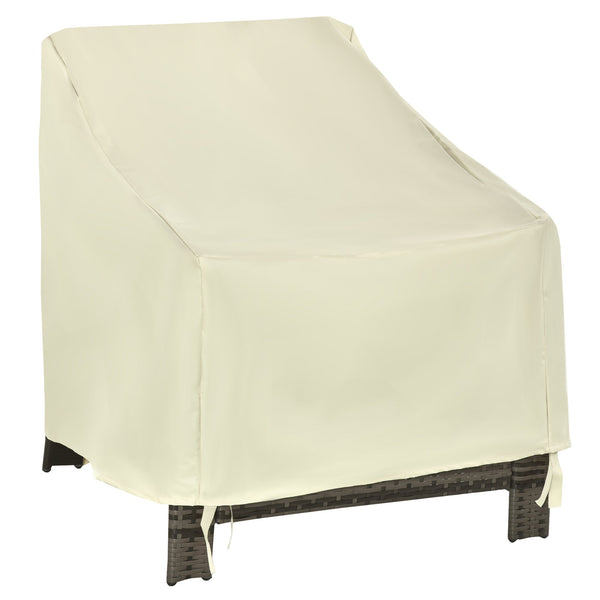 Capa de Proteção para Cadeiras Cobertura de Móveis Proteção contra Chuva e Sol 68x87x77 cm 600D tecido Oxford
