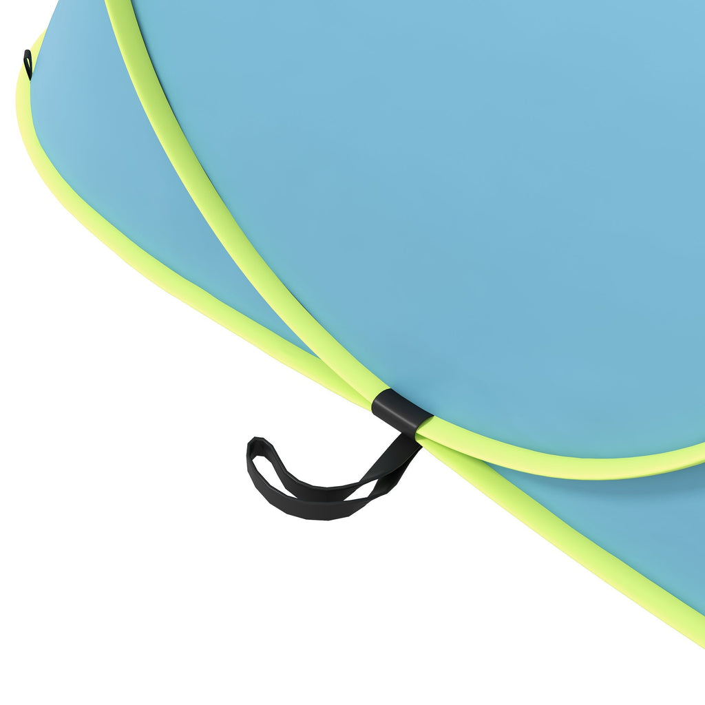 Outsunny Tenda de Campismo para 2 - 3 Pessoas Tenda de Campismo Impermeável de 2000 mm com Bolsa de Transporte para Campismo Pesca Trekking 245x148x105 cm Azul - A minha loja