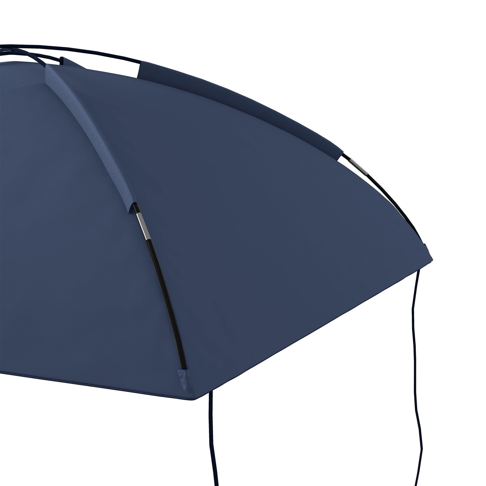 Outsunny Toldo para Carro Abrigo para Campismo com Altura Ajustável e Bolsa de Transporte Impermeável Anti - UV para Piquenique Praia 290x278x230 - 260 cm Azul Marrinho - A minha loja