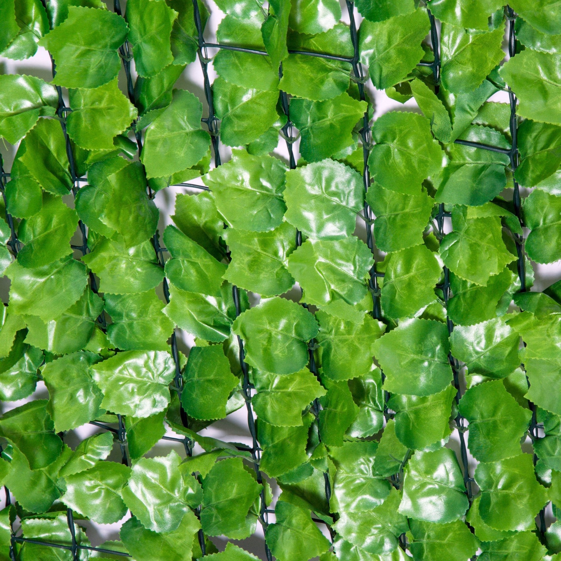 Outsunny Vedação Artificial em Rolo 3x1,5m Vedação de Privacidade para Balcão Jardim Exterior Planta Decorativa de Parede PE Verde - A minha loja
