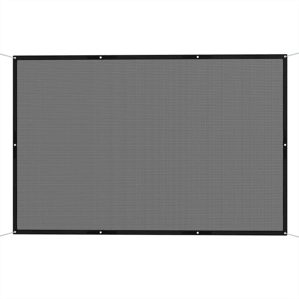 Vela de Sombra Retangular 3x2 m Toldo Vela para Jardim Proteção Solar 65% Transpirável e Anticongelante para Pátio Terraço Varanda Preto