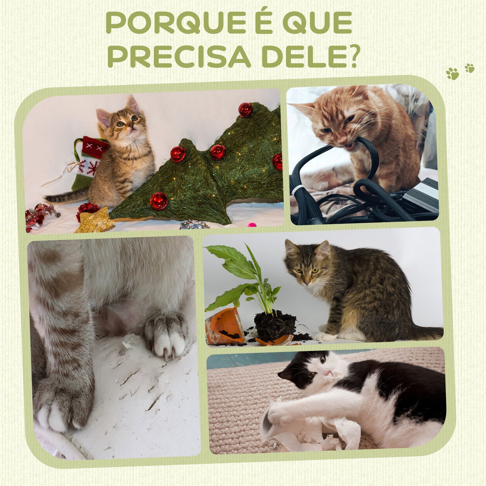PawHut Poste de Arranhar para Gatos 58 cm Arranhador para Gatos com Poste de Sisal e Bolas Suspensas 34x25,5x58 cm Cinza - A minha loja