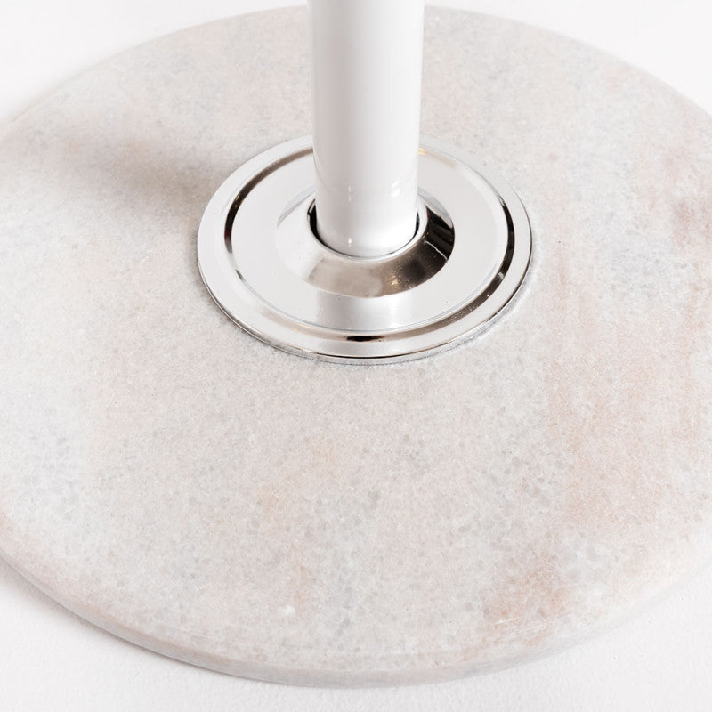 Cabide Vintel com Base em Mármore - Branco - Design Clássico - Leva-Me Contigo - Móveis & Decoração