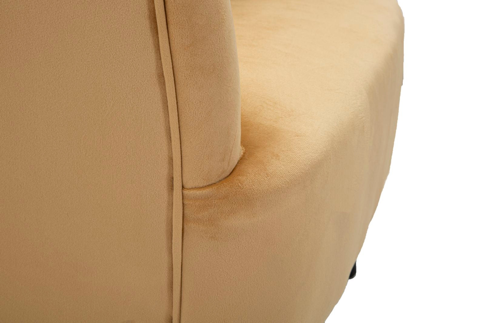 Poltrona Browy com Almofadas - Madeira e Couro Sintético Marrom com Pernas Pretas - 73 cm x 66 cm x 78 cm - A minha loja