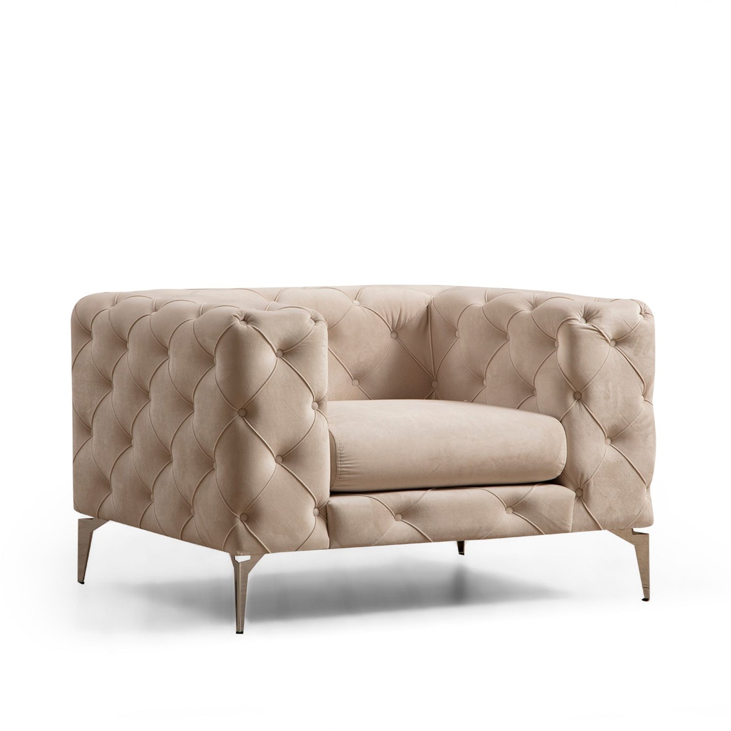 Poltrona "Como" – Design Moderno – Ecru - A minha loja