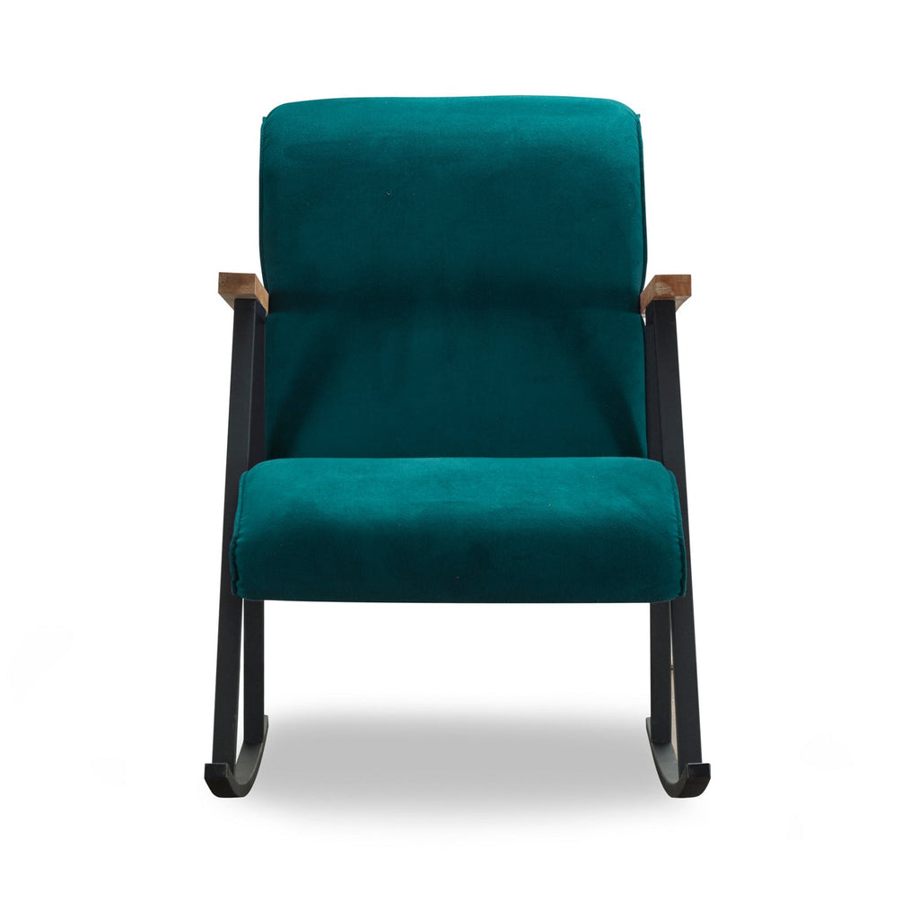 Poltrona de Baloiço "Yoka" – Azul Petróleo – Design Moderno - A minha loja