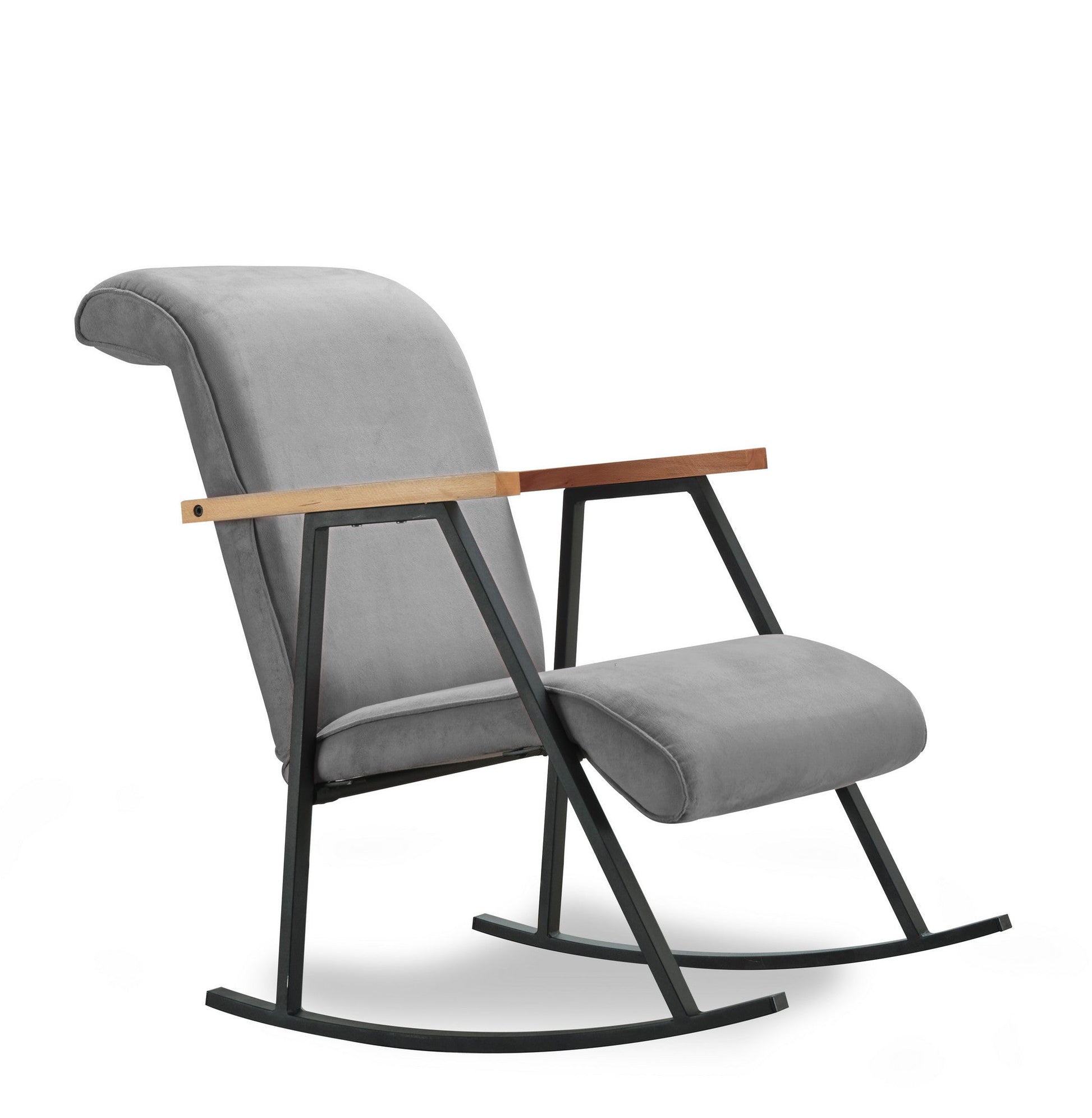 Poltrona de Baloiço "Yoka" – Cinzento – Design Moderno - A minha loja