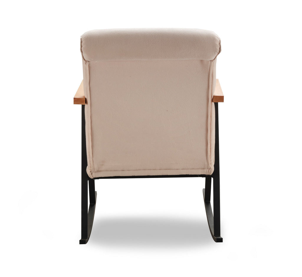 Poltrona de Baloiço "Yoka" – Creme – Design Moderno - A minha loja
