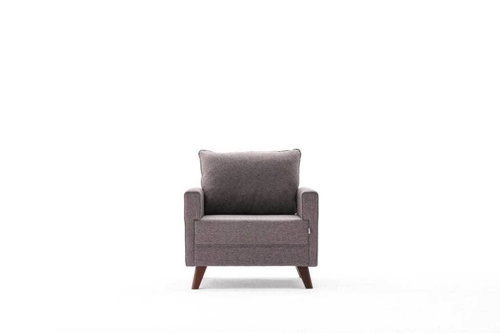Poltrona de Descanso "Monaco" – Castanho - Design Moderno - A minha loja