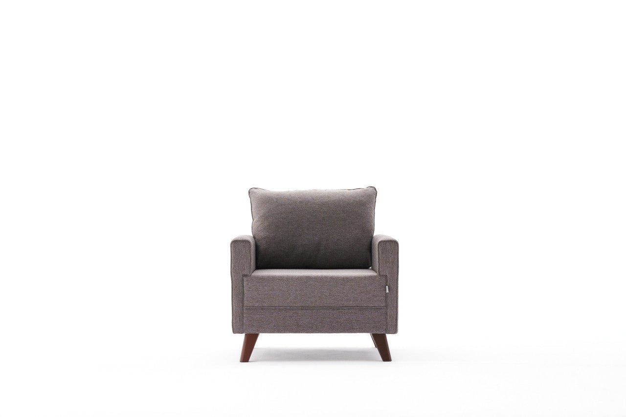 Poltrona de Descanso "Monaco" – Castanho - Design Moderno - A minha loja