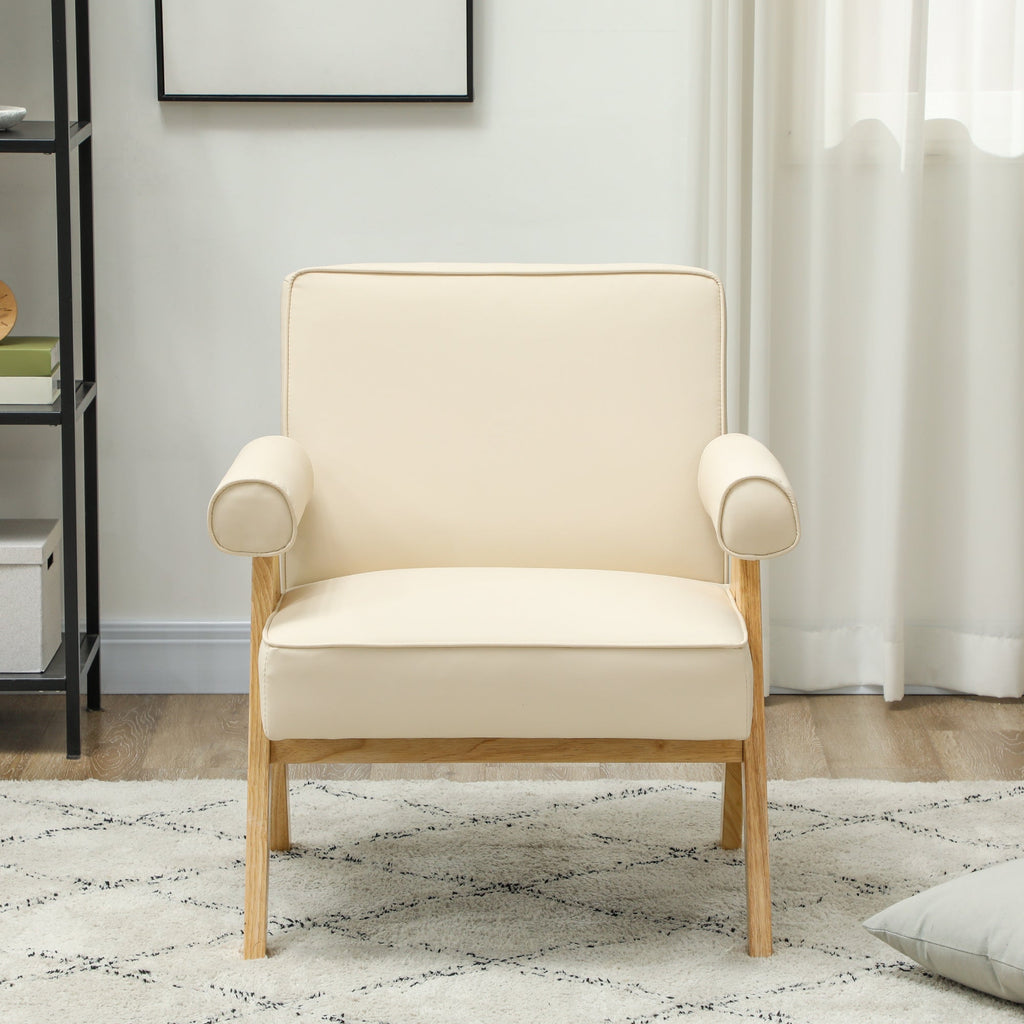 Poltrona Nórdica "Freja" – 73x70x80 cm – Creme - A minha loja