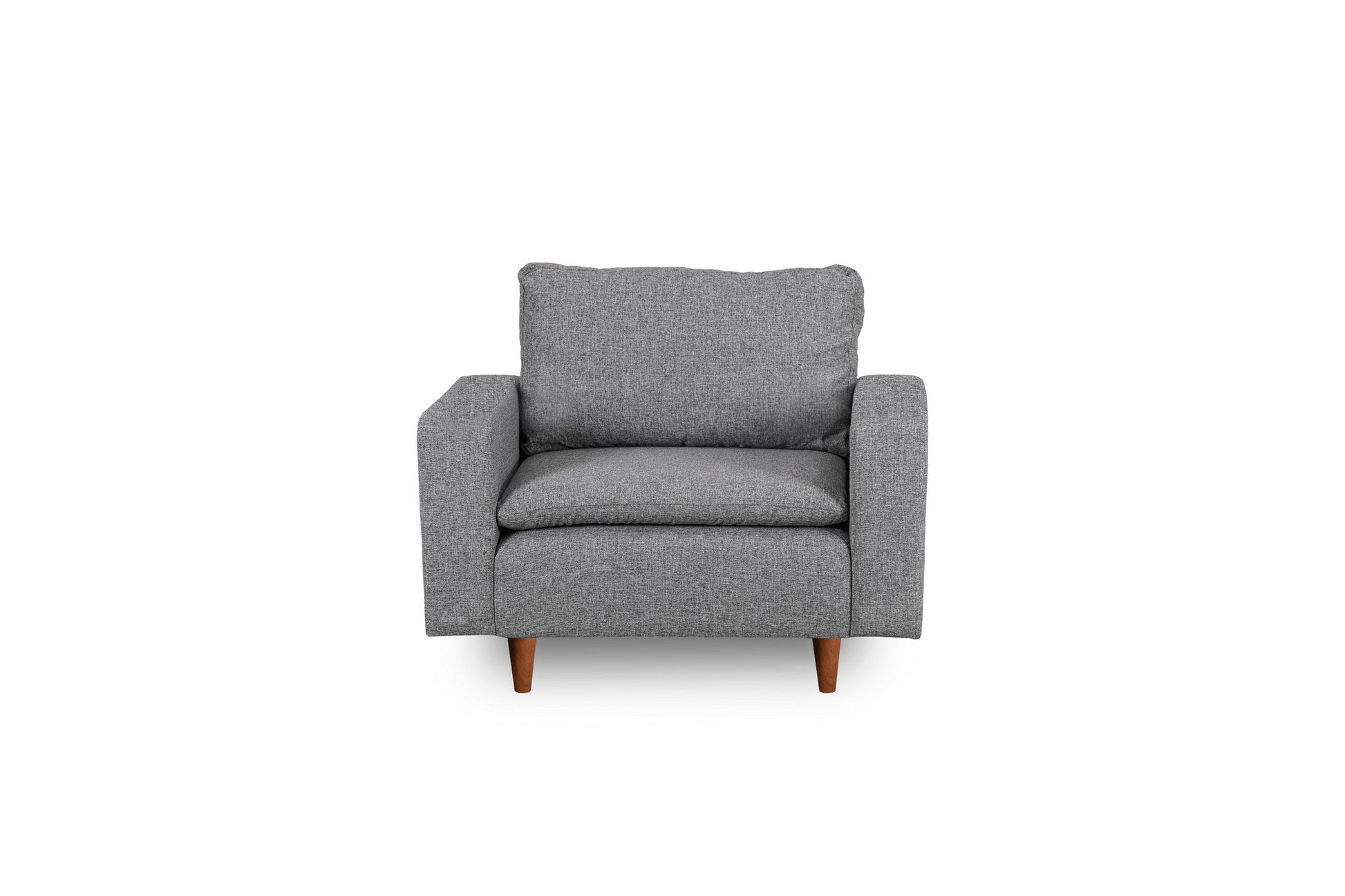 Poltrona Pafu Lungo — Cinzento Claro - 105x52x75 cm - Design Moderno - A minha loja