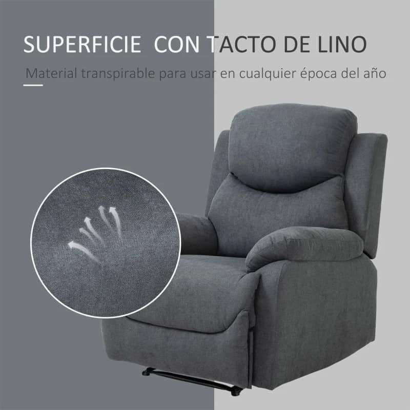 Poltrona Relax Muffy Reclinável  - Design Moderno - Leva-Me Contigo - Móveis & Decoração