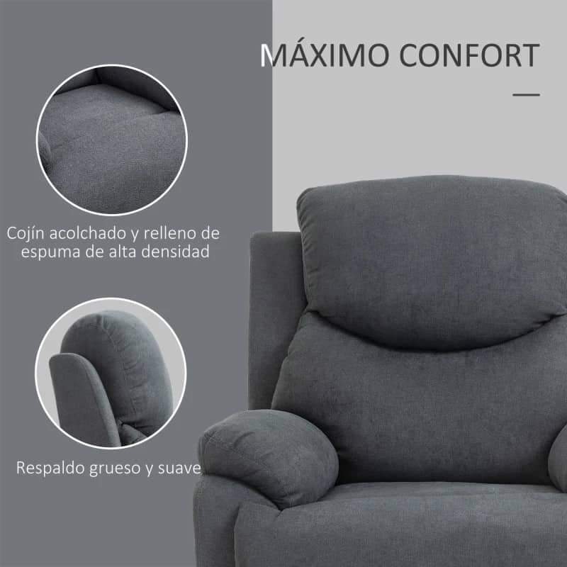 Poltrona Relax Muffy Reclinável  - Design Moderno - Leva-Me Contigo - Móveis & Decoração