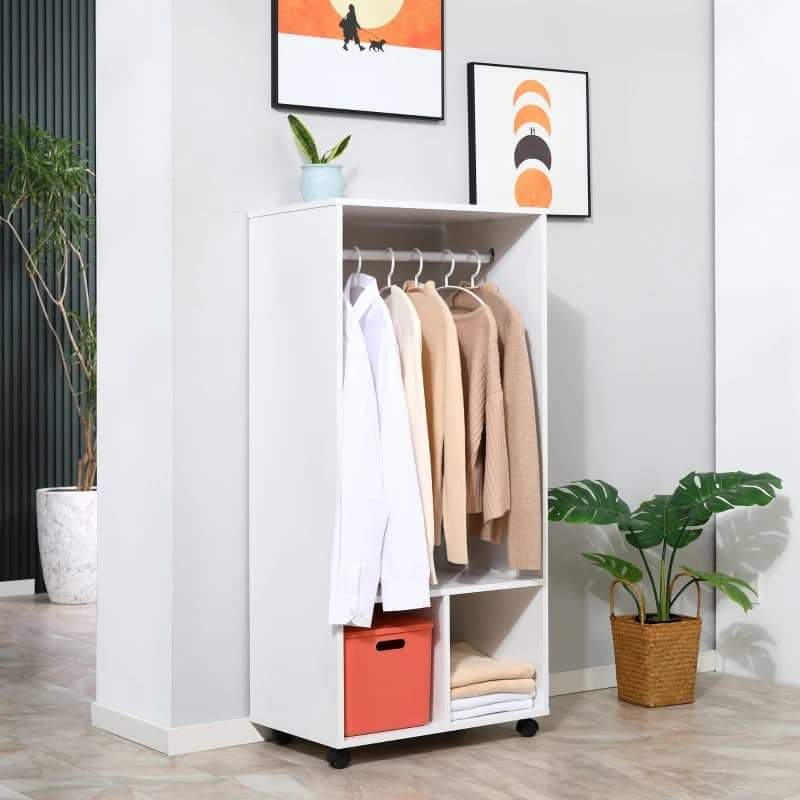 Roupeiro Abert Branco - Design Nórdico - Leva-Me Contigo - Móveis & Decoração
