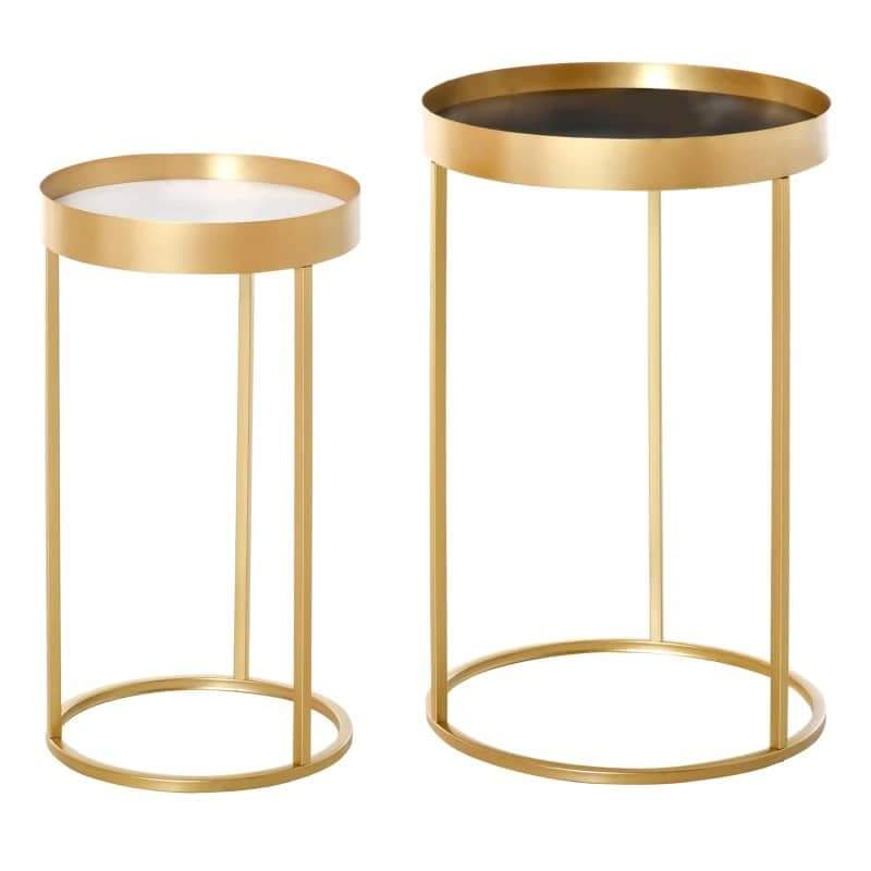 Conjunto de 2 Mesas de Centro Light - Design Moderno - Leva-Me Contigo - Móveis & Decoração