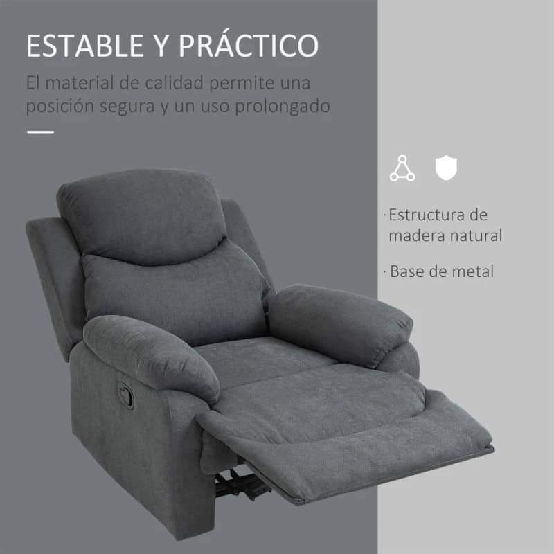Poltrona Relax Muffy Reclinável  - Design Moderno - Leva-Me Contigo - Móveis & Decoração