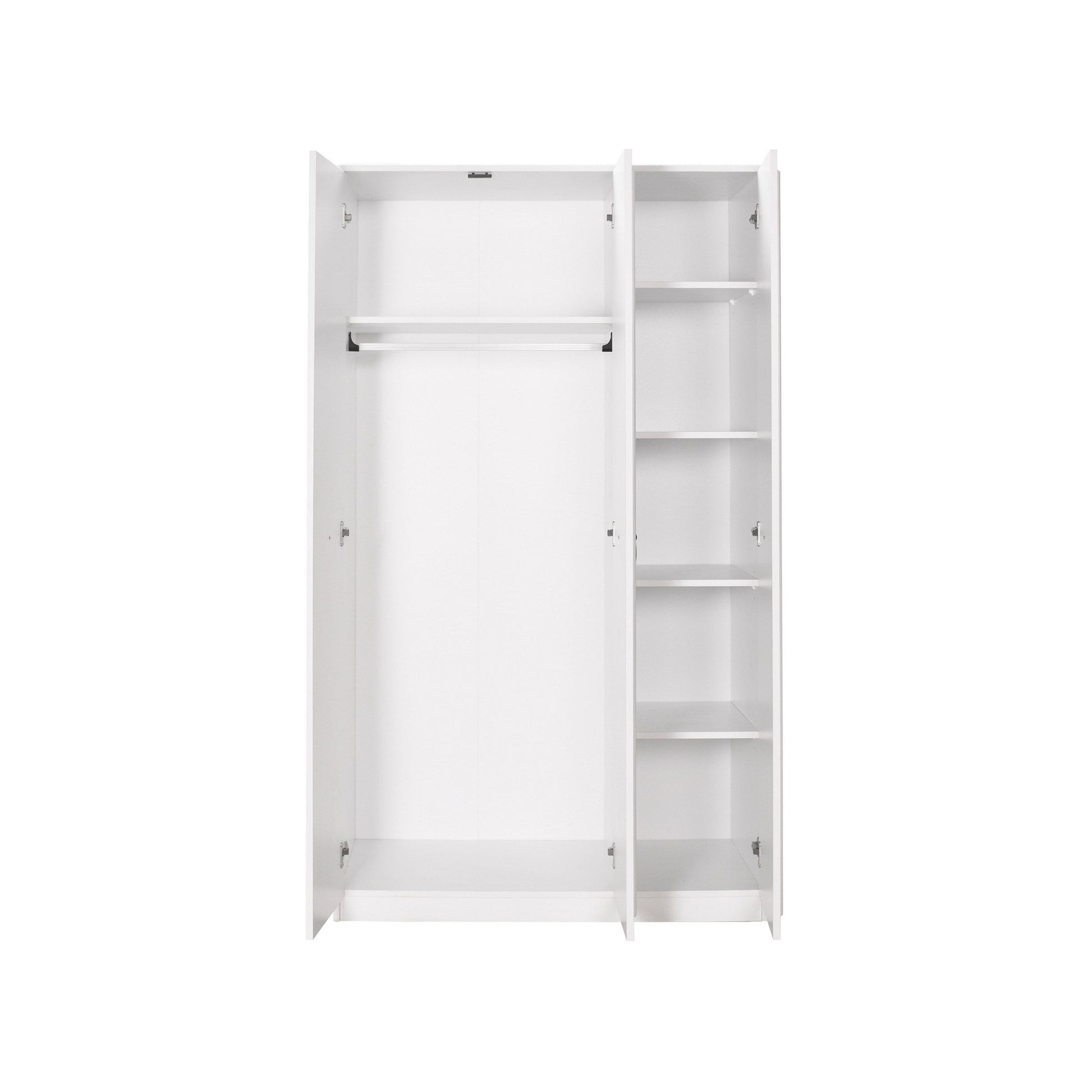 Roupeiro "Victoria" – Branco – 103 x 185 x 52 cm – Design Clássico - A minha loja