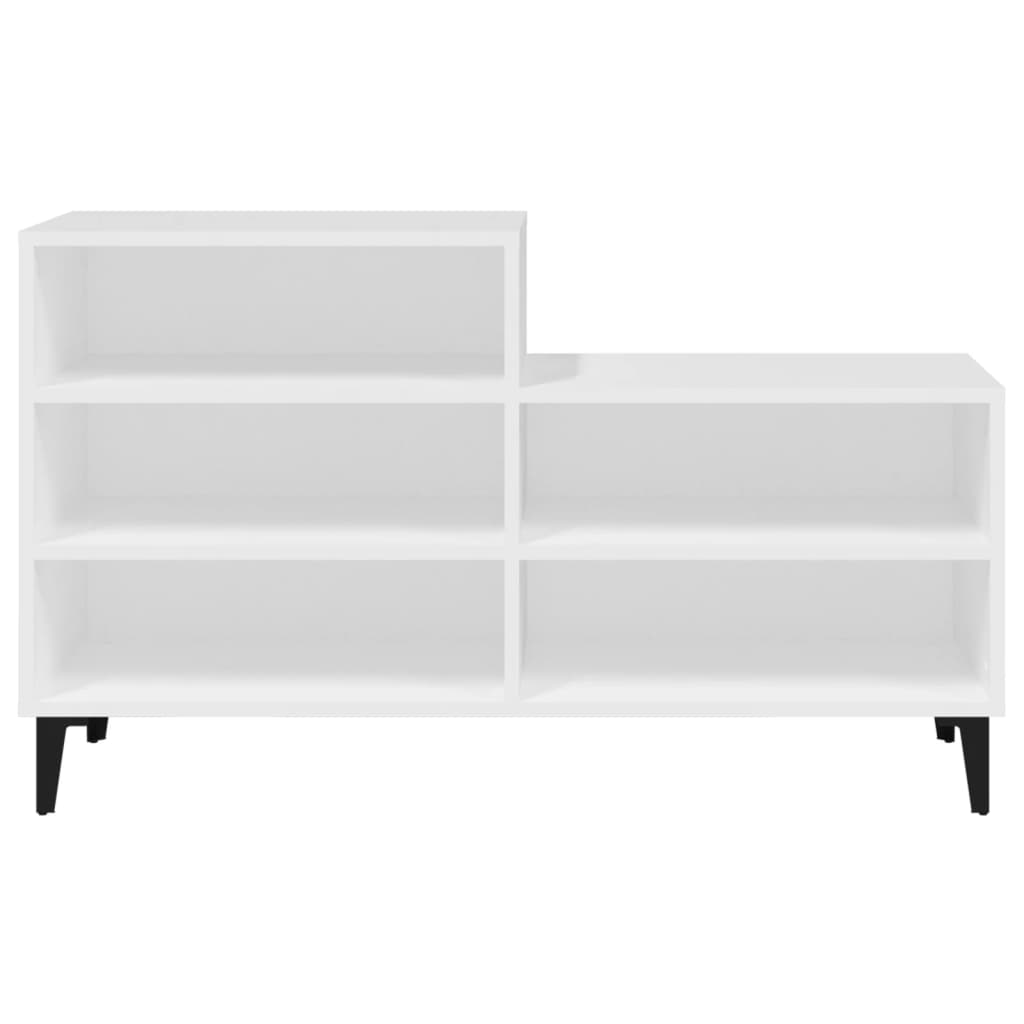 Sapateira 102x36x60 cm derivados de madeira branco - A minha loja