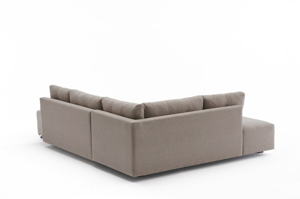 Sofá - Cama Chaise Longue Manama – Cinzento (280 x 206 cm) | Conforto, Estilo e Versatilidade - A minha loja