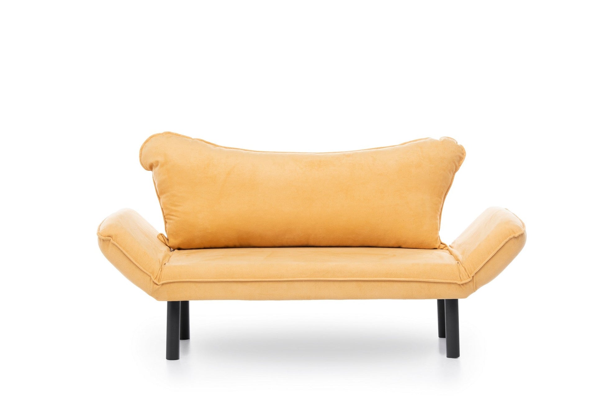 Sofá Cama "Chatto" – Amarelo Mostarda – 180x65x70 cm – Design Moderno - A minha loja