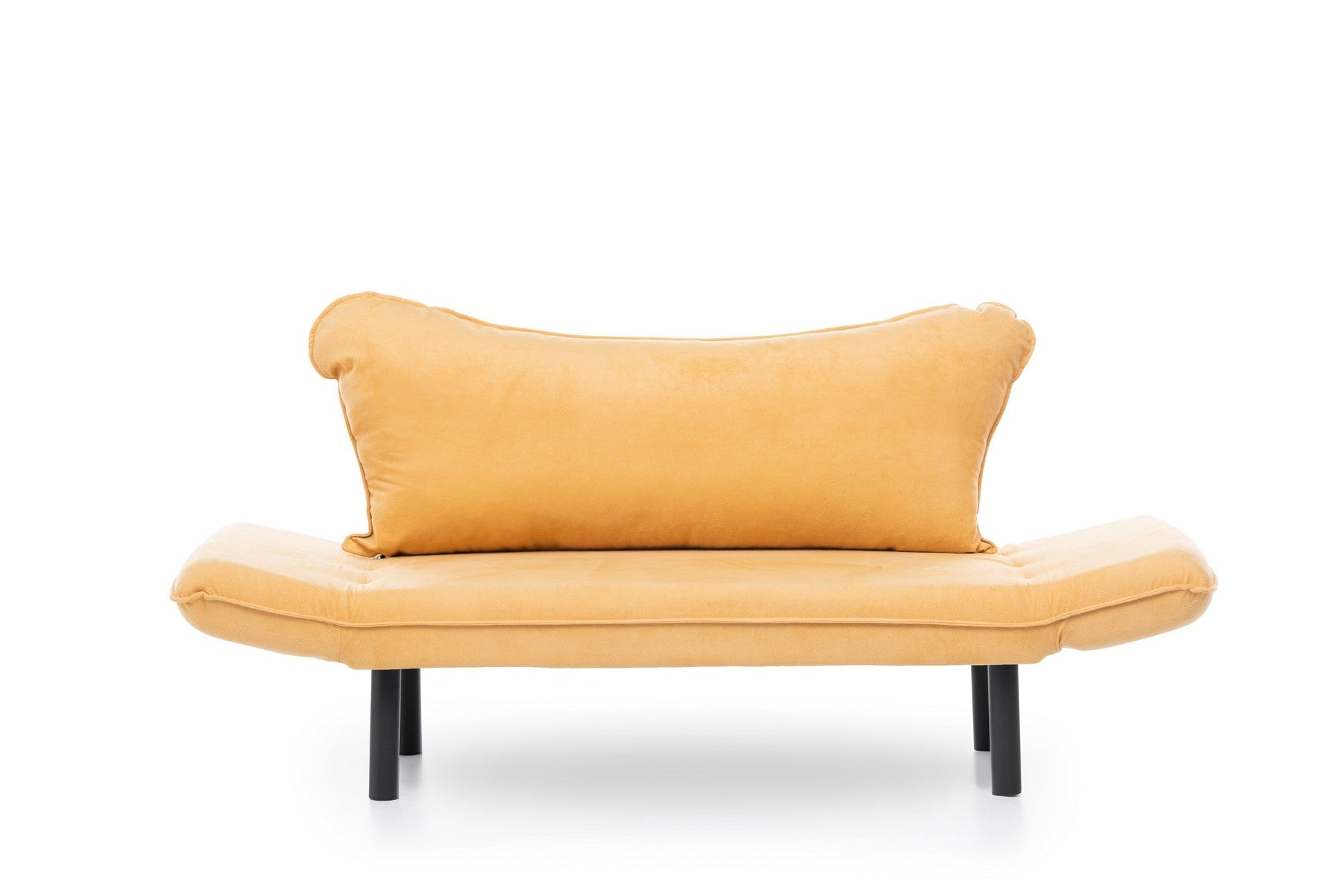 Sofá Cama "Chatto" – Amarelo Mostarda – 180x65x70 cm – Design Moderno - A minha loja