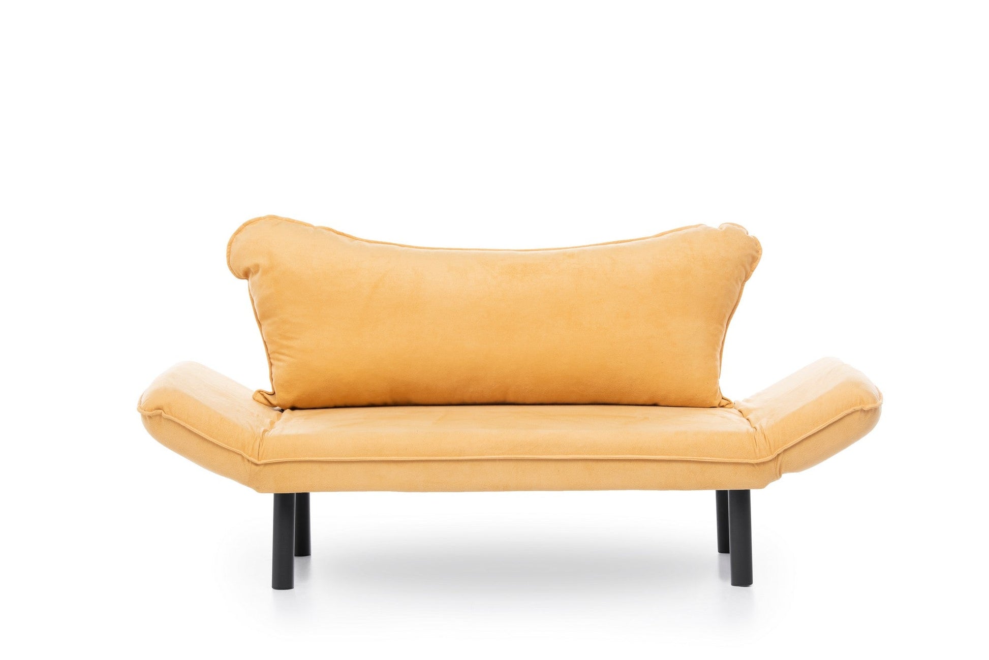 Sofá Cama "Chatto" – Amarelo Mostarda – 180x65x70 cm – Design Moderno - A minha loja