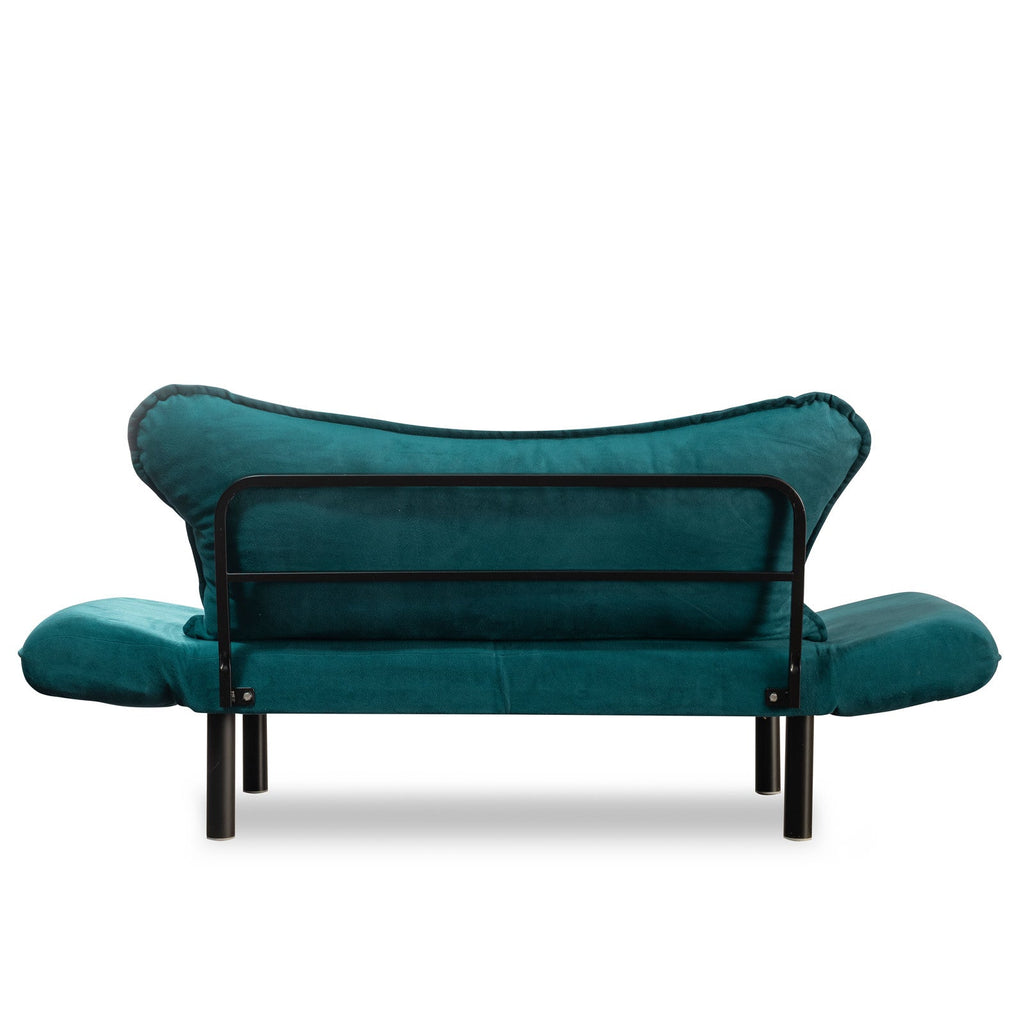 Sofá Cama "Chatto" – Azul Petróleo – 180x65x70 cm – Design Moderno - A minha loja