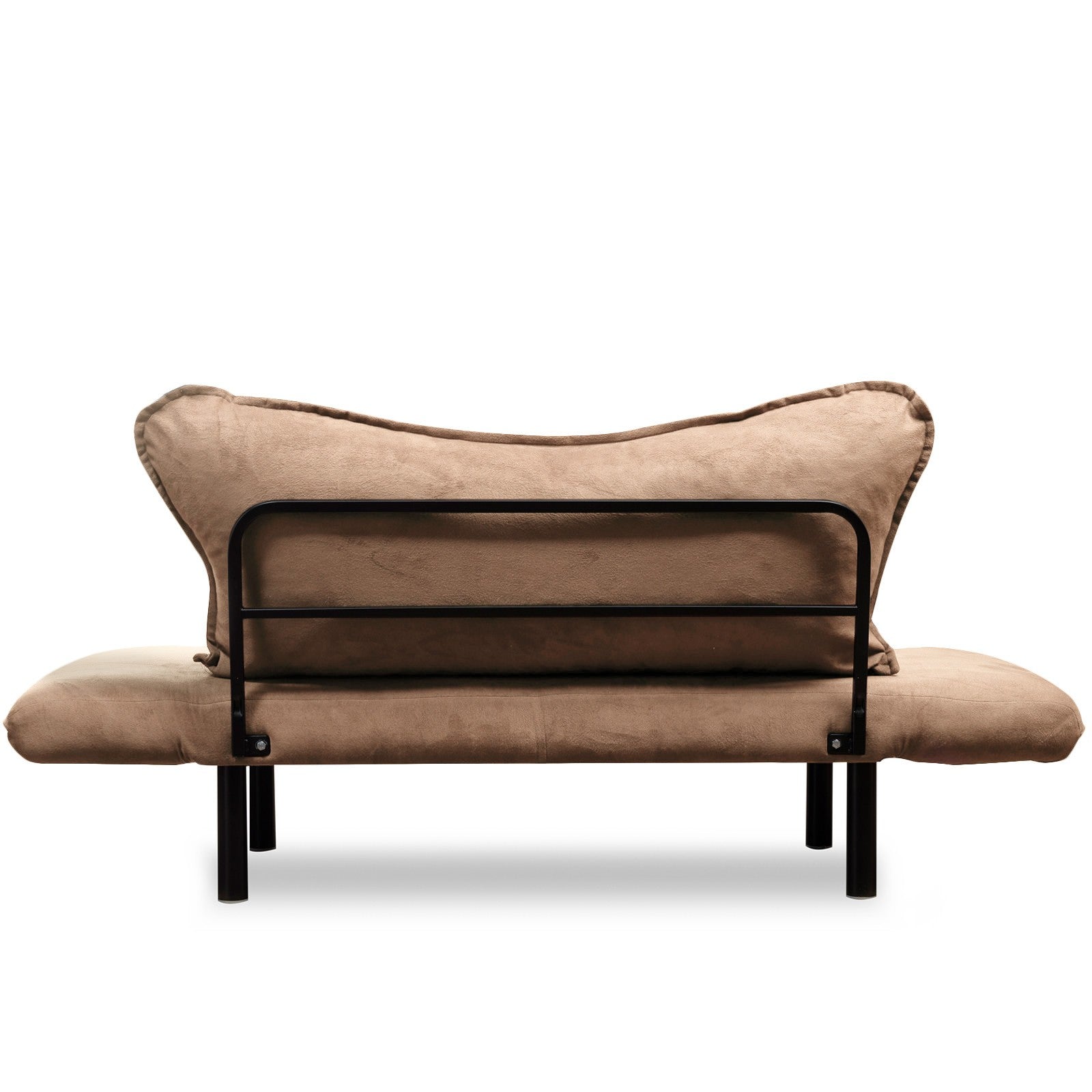 Sofá Cama "Chatto" – Castanho Claro – 180x65x70 cm – Design Moderno - A minha loja